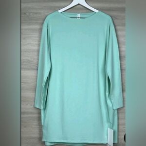 Lululemon Back In Action LS Dress Mint Green NWT SZ 6